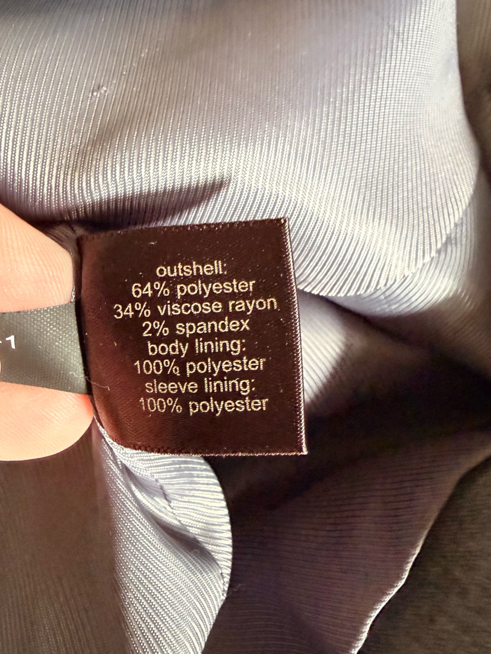 The Limited Gray Tailored Two-Button Blazer - Picture 4 of 6